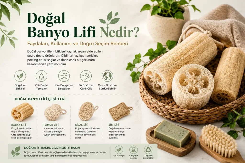 Doğal Banyo Lifi Nedir? Faydaları, Kullanımı ve Doğru Seçim Rehberi